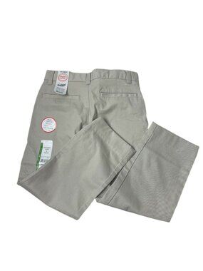 Wonder Nation Boys Straight Khaki Pants Beige Size 8 Regular Cotton Blend New